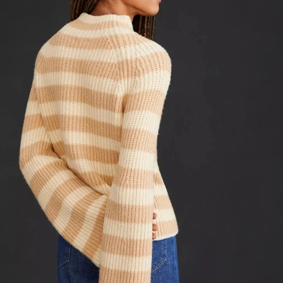 COPY - NWT Anthropologie Maeve Striped Turtleneck Sweater XS - Picture 4 of 4